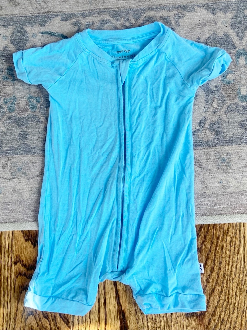 Little Sleepies Short Sleeve Shorts  Romper 6-12 months